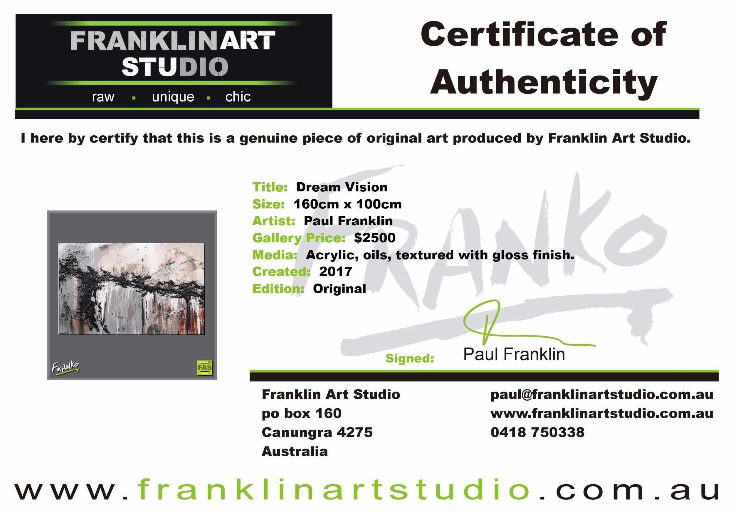 Dream Vision 160cm x 100cm Grey Abstract Painting (SOLD)-abstract-Franko-[franko_art]-[beautiful_Art]-[The_Block]-Franklin Art Studio