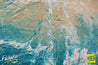 Drift 240cm x 100cm Blue White Cream Textured Abstract Painting (SOLD)-Abstract-[Franko]-[Artist]-[Australia]-[Painting]-Franklin Art Studio