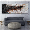 Earth 160cm x 60cm Blue Brown Textured Abstract Painting (SOLD)-Abstract-Franko-[huge]-[Australian]-[best Selling]-Franklin Art Studio