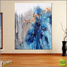 Everything Is Blue 120cm x 150cm Blue Abstract Painting (SOLD)-abstract-Franko-[Franko]-[huge_art]-[Australia]-Franklin Art Studio