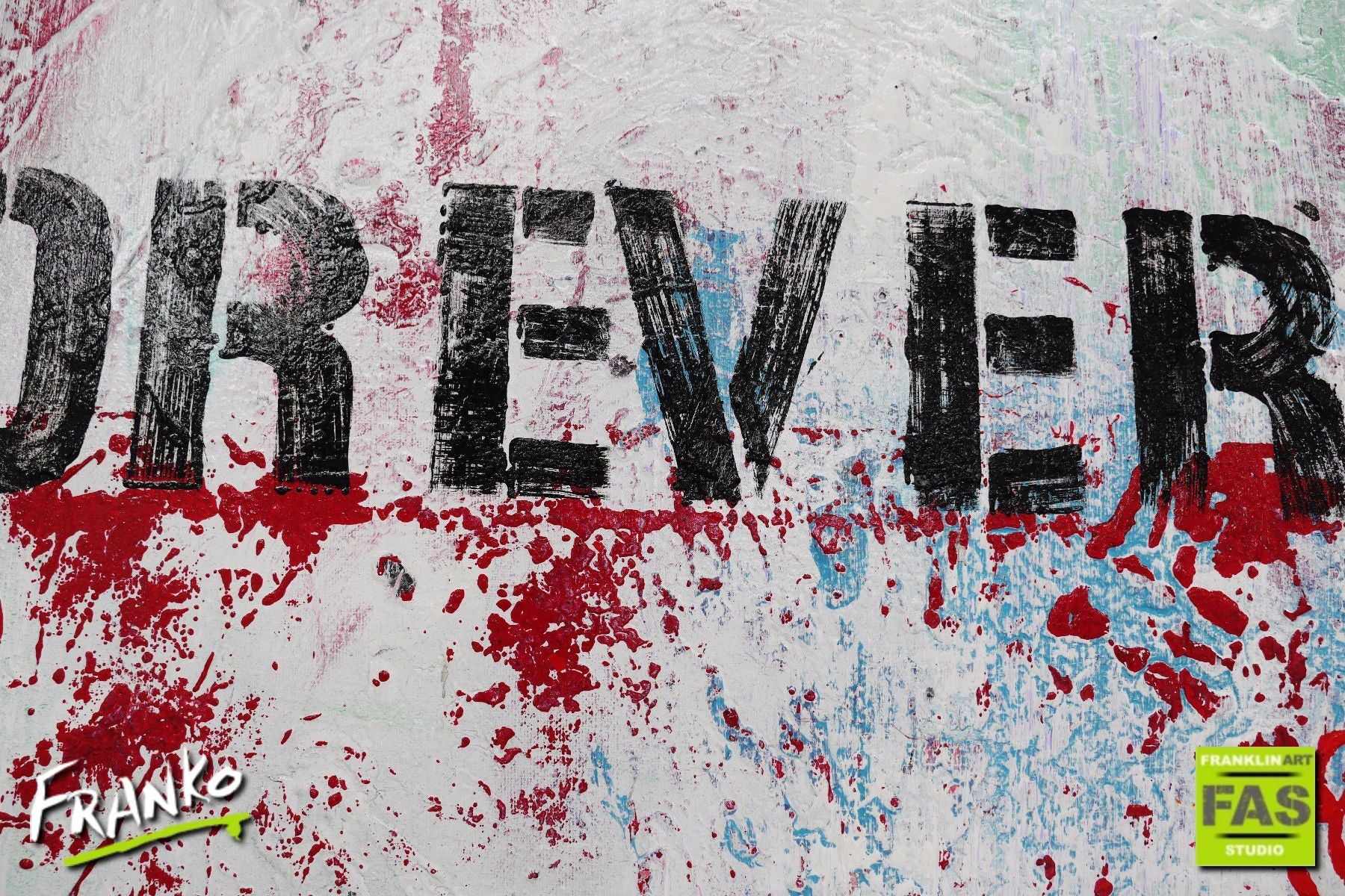 Forever And Ever 140cm x 100cm Forever xx Pop Art Painting (SOLD)