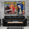 Genuine Assassin 160cm x 100cm Textured Urban Pop Art Painting-Urban Pop Art-[Franko]-[Artist]-[Australia]-[Painting]-Franklin Art Studio