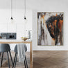 Ghost Gum 140cm x 180cm Rust Oxide Black Textured Abstract Painting (SOLD)-Abstract-Franko-[huge]-[Australian]-[best Selling]-Franklin Art Studio