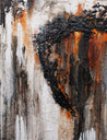 Ghost Gum 140cm x 180cm Rust Oxide Black Textured Abstract Painting (SOLD)-Abstract-[Franko ]-[Gallery]-[popular]-[Australia]-Franklin Art Studio