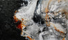 Giant Slate 150cm x 250cm Grey Black Brown Textured Abstract Painting (SOLD)-Abstract-[Franko ]-[Gallery]-[popular]-[Australia]-Franklin Art Studio