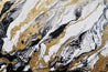 Glitz 190cm x 100cm White Black Gold Textured Abstract Painting (SOLD)-Abstract-[Franko]-[Artist]-[Australia]-[Painting]-Franklin Art Studio