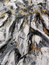 Glitz and Glamour 140cm x 180cm Black Gold White Textured Abstract Painting-Abstract-Franko-[Franko]-[Australia_Art]-[Art_Lovers_Australia]-Franklin Art Studio