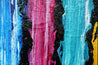 Going Back to Cali 190cm x 100cm Colourful Textured Abstract Painting (SOLD)-Abstract-Franko-[franko_art]-[beautiful_Art]-[The_Block]-Franklin Art Studio