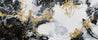 Gold Blitz 240cm x 100cm Black White Gold (SOLD)-abstract-[Franko ]-[Gallery]-[popular]-[Australia]-Franklin Art Studio