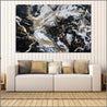 Golden Blu Ransom 160cm x 100cm Black Gold Textured Abstract Painting (SOLD)-Abstract-Franko-[huge]-[Australian]-[best Selling]-Franklin Art Studio
