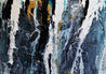 Golden Cobalt Granite 140cm x 100cm Grey Black Textured Abstract Painting (SOLD)-Abstract-Franko-[Franko]-[Australia_Art]-[Art_Lovers_Australia]-Franklin Art Studio