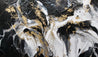 Golden Silk 200cm x 120cm Black White Gold Textured Abstract Painting-Abstract-Franko-[Franko]-[Australia_Art]-[Art_Lovers_Australia]-Franklin Art Studio