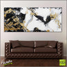 Golden Veins 240cm x 100cm Gold Black White Abstract Painting (SOLD)-abstract-Franko-[Franko]-[huge_art]-[Australia]-Franklin Art Studio