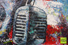 Good Morning Vietnam 190cm x 100cm Robin Williams Painting (SOLD)-abstract realism-[Franko]-[Artist]-[Australia]-[Painting]-Franklin Art Studio