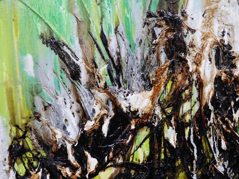 Greatest Lime 120cm x 120cm Green Abstract Painting (SOLD)