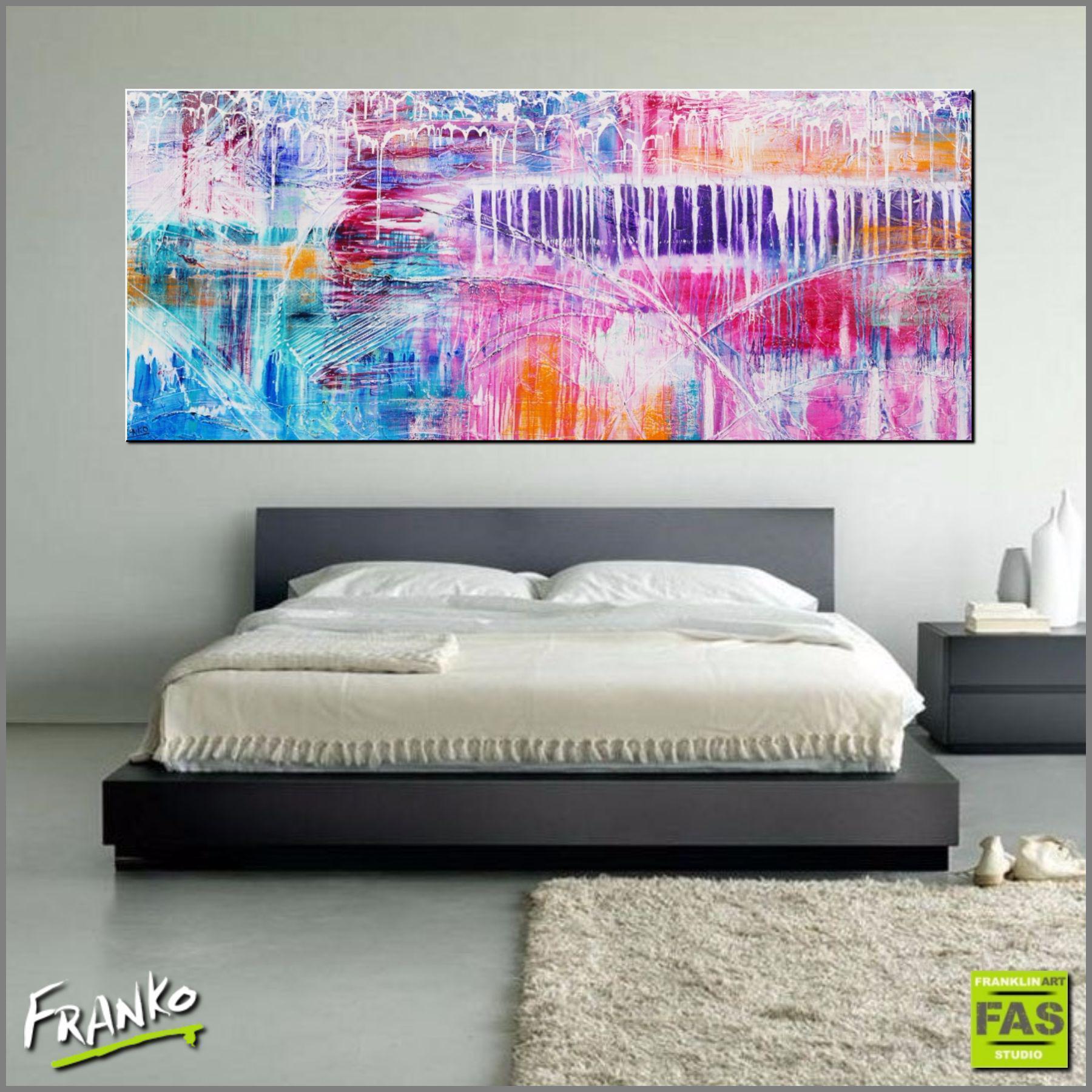 Grunge Monster 240cm x 100cm Pink Purple Blue Abstract Painting (SOLD)-abstract-Franko-[Franko]-[huge_art]-[Australia]-Franklin Art Studio