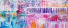 Grunge Monster 240cm x 100cm Pink Purple Blue Abstract Painting (SOLD)-abstract-Franko-[Franko]-[Australia_Art]-[Art_Lovers_Australia]-Franklin Art Studio