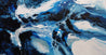 Hamptons Rush 190cm x 100cm Blue White Textured Abstract Painting (SOLD)-Abstract-Franko-[Franko]-[Australia_Art]-[Art_Lovers_Australia]-Franklin Art Studio