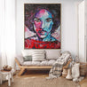 His Royal Purpleness 120cm x 150cm Prince Abstract Realism Urban Pop Painting-people-Franko-[franko_artist]-[Art]-[interior_design]-Franklin Art Studio