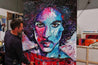 His Royal Purpleness 120cm x 150cm Prince Abstract Realism Urban Pop Painting-people-Franko-[franko_art]-[beautiful_Art]-[The_Block]-Franklin Art Studio