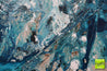 Honey & Teal 200cm x 80cm Cream Teal Textured Abstract Painting (SOLD)-Abstract-[Franko]-[Artist]-[Australia]-[Painting]-Franklin Art Studio