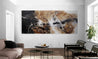 Honeycomb Ascent 240cm x 100cm Rust Black White Textured Abstract Painting (SOLD)-Abstract-[Franko]-[Artist]-[Australia]-[Painting]-Franklin Art Studio