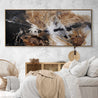 Honeycomb Ascent 240cm x 100cm Rust Black White Textured Abstract Painting (SOLD)-Abstract-Franko-[Franko]-[huge_art]-[Australia]-Franklin Art Studio
