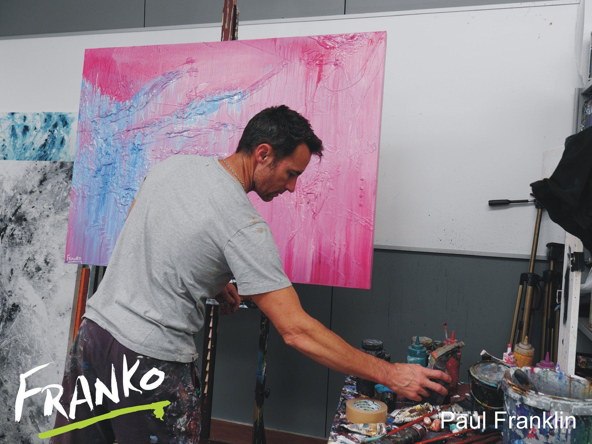 I Love All Kandy 140cm x 100cm Abstract Painting Pink (SOLD)-abstract-[Franko Artist]-[Gold Coast]-[Brisbane]-[Huge]-Franklin Art Studio