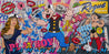 I Yam Popeye 240cm x 120cm Popeye Textured Urban Pop Art Painting (SOLD)-Urban Pop Art-Franko-[Franko]-[Australia_Art]-[Art_Lovers_Australia]-Franklin Art Studio