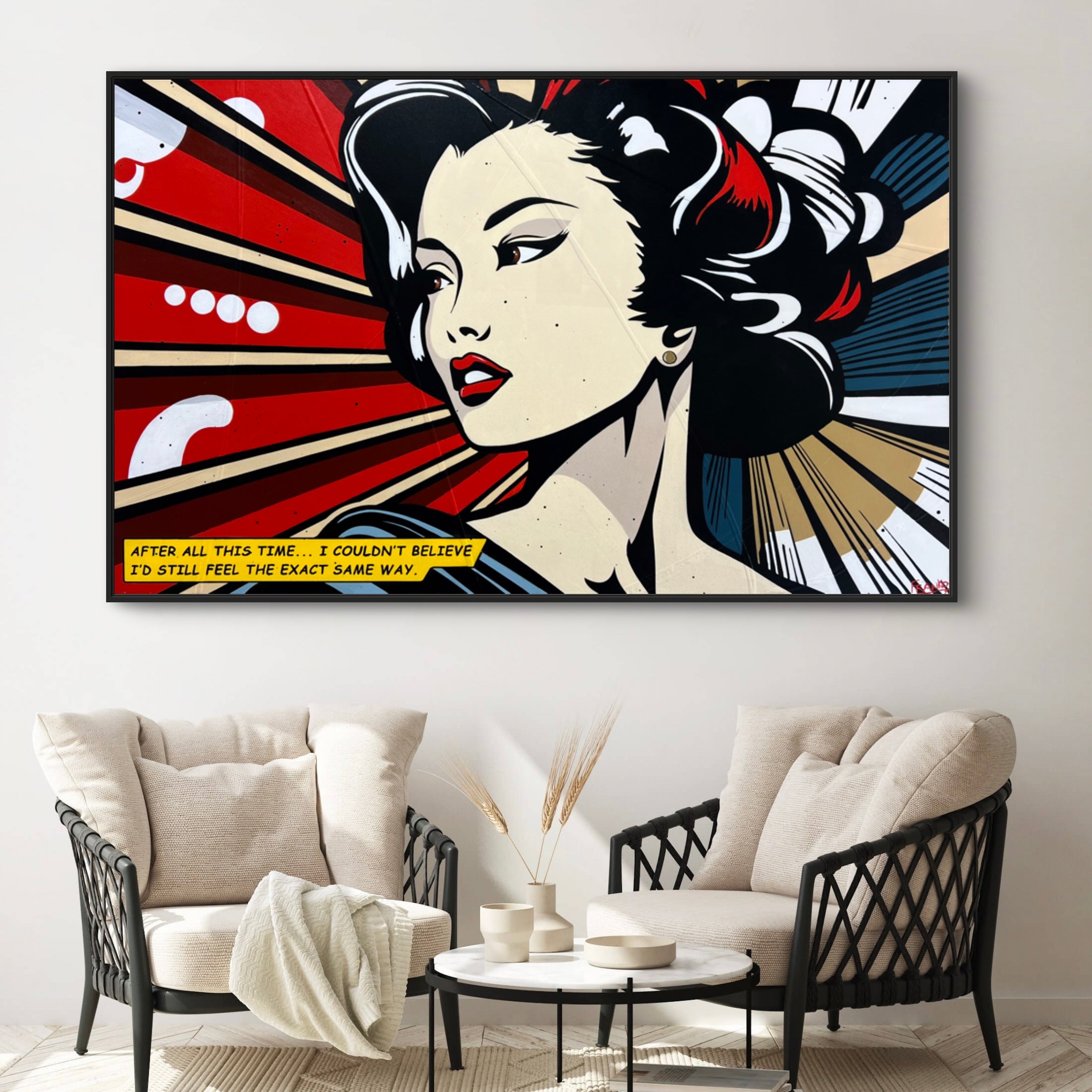After All ... 160cm x 100cm Geisha Classic Pop Art Painting (SOLD)