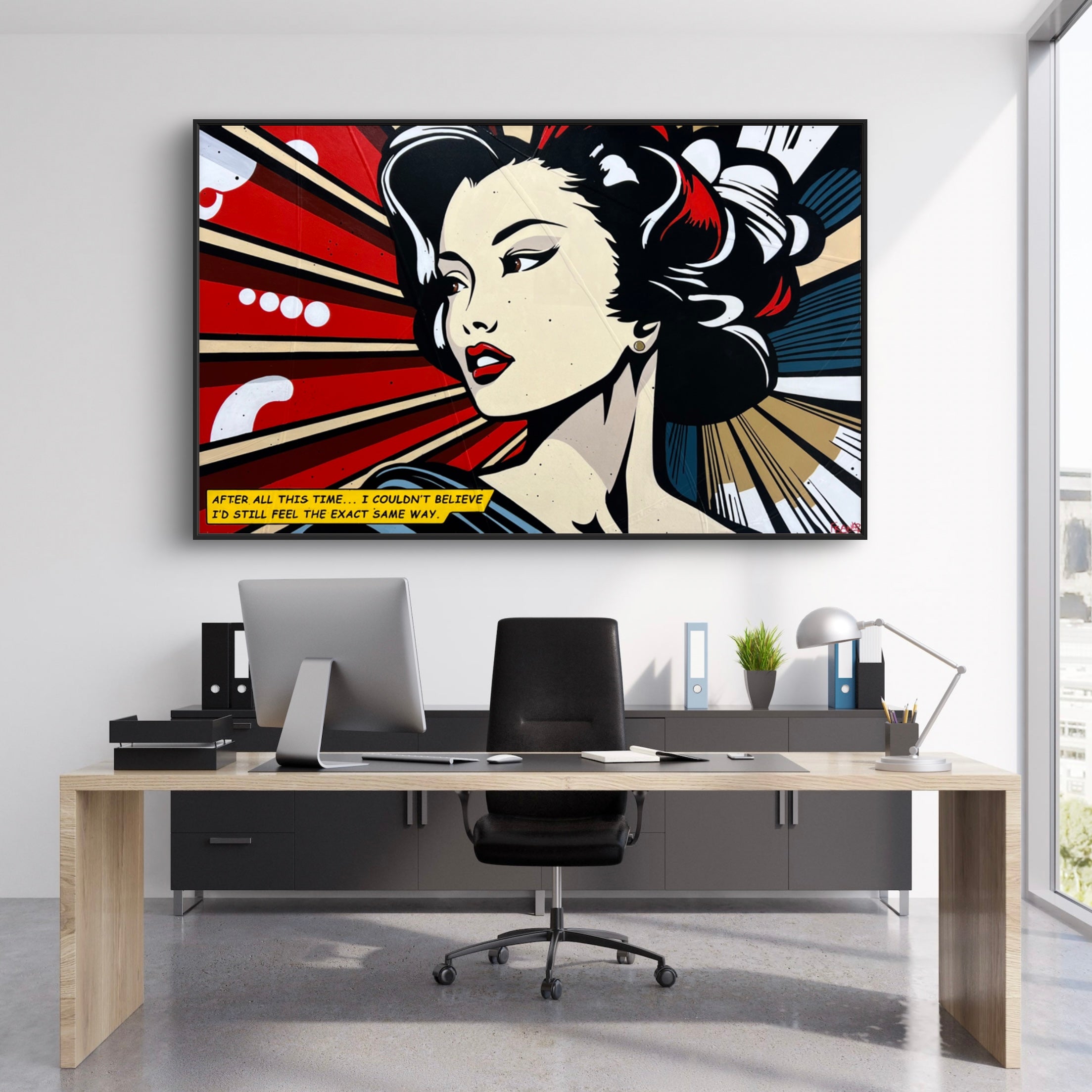 After All ... 160cm x 100cm Geisha Classic Pop Art Painting-Urban Pop Art-[Franko Artist]-[The Block]-[Dream Homes]-[ideas]-Franklin Art Studio