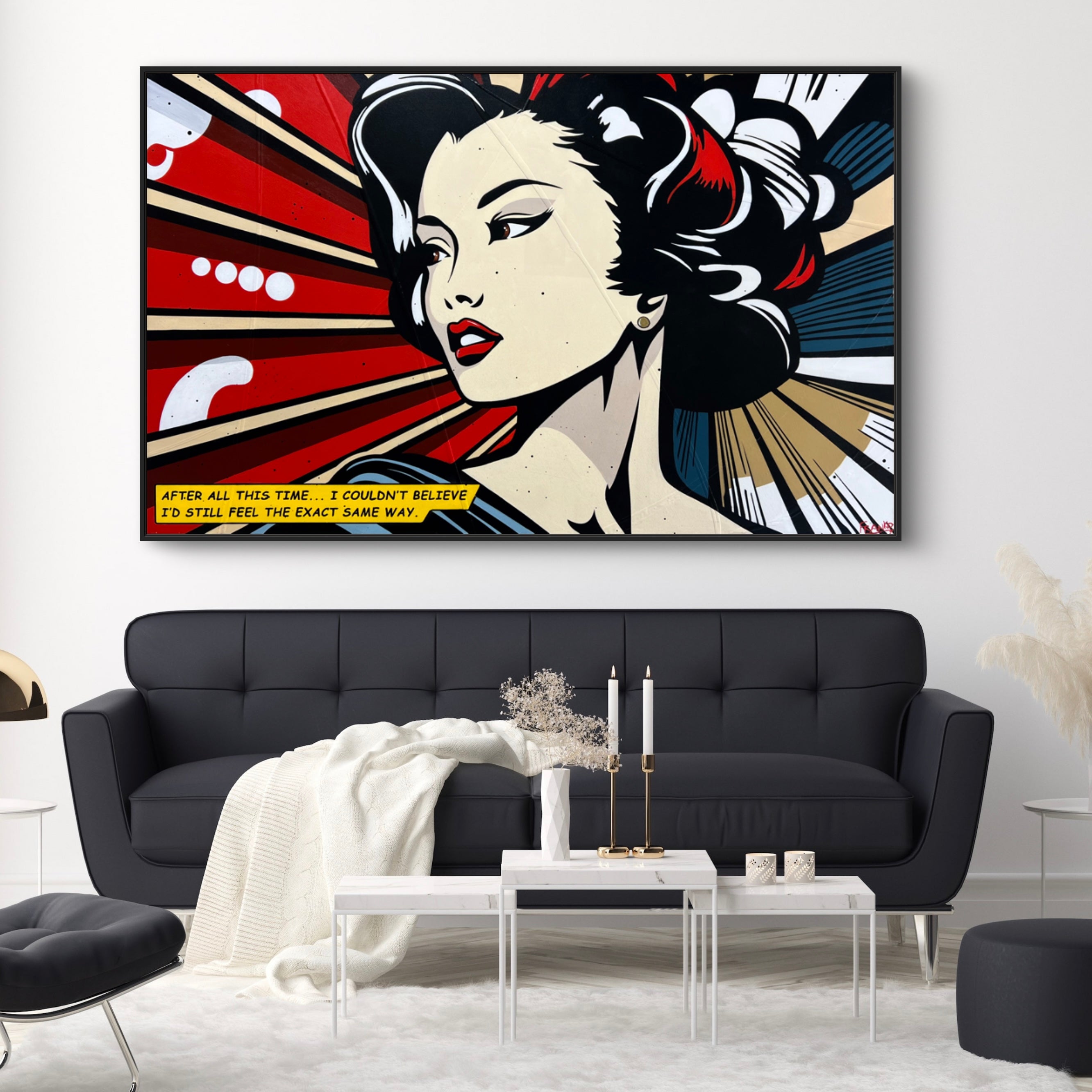 After All ... 160cm x 100cm Geisha Classic Pop Art Painting (SOLD)