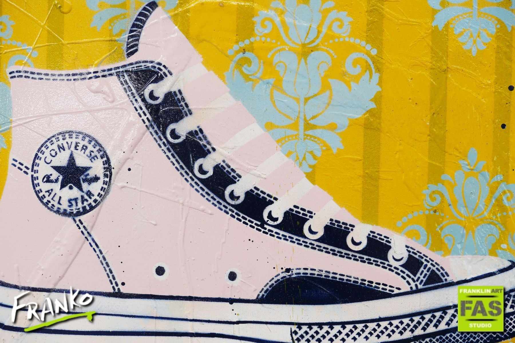 If The Shoe Fits 160cm x 100cm Converse Shoe Pop Art Painting (SOLD)