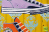 If The Shoe Fits 160cm x 100cm Converse Shoe Pop Art Painting (SOLD)-urban pop-[Franko]-[Artist]-[Australia]-[Painting]-Franklin Art Studio