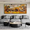 Illicit Sienna 240cm x 100cm Rust Sienna Textured Abstract Painting (SOLD)-Abstract-[Franko Artist]-[Gold Coast]-[Brisbane]-[Huge]-Franklin Art Studio