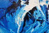 Indigo Waters 200cm x 120cm Blue White Textured Abstract Painting (SOLD)-Abstract-[Franko]-[Artist]-[Australia]-[Painting]-Franklin Art Studio