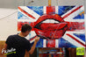 It's A British Thing 160cm x 100cm British Lips Pop Art Painting (SOLD)-urban pop-Franko-[franko_art]-[beautiful_Art]-[The_Block]-Franklin Art Studio