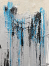Jaded Grey 75cm x 100cm Grey Jade Black Abstract Painting (SOLD)-Abstract-[Franko ]-[Gallery]-[popular]-[Australia]-Franklin Art Studio