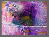 Jewel Grunge 100cm x 100cm Abstract Painting Purple