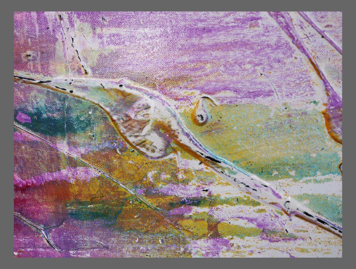 Jewel Grunge 100cm x 100cm Abstract Painting Purple (SOLD)-abstract-[Franko]-[Artist]-[Australia]-[Painting]-Franklin Art Studio