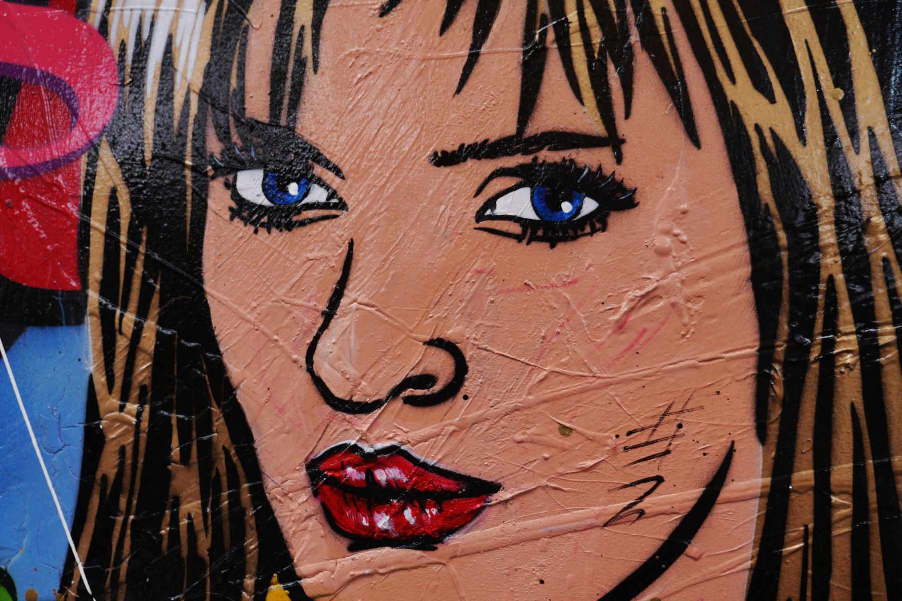 Kill Bill Volume 1 190cm x 100cm The Bride Textured Urban Pop Art Painting (SOLD)