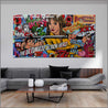 Kill Bill Volume 1 190cm x 100cm The Bride Textured Urban Pop Art Painting (SOLD)-urban pop-Franko-[Franko]-[huge_art]-[Australia]-Franklin Art Studio