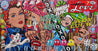 Lady Luck Rosie 190cm x 100cm Rosie The Riveter Textured Urban Pop Art Painting (SOLD)-Urban Pop Art-[Franko ]-[Gallery]-[popular]-[Australia]-Franklin Art Studio