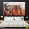 Leather Dunes 160cm x 100cm Brown Abstract Painting (SOLD)-abstract-Franko-[huge]-[Australian]-[best Selling]-Franklin Art Studio