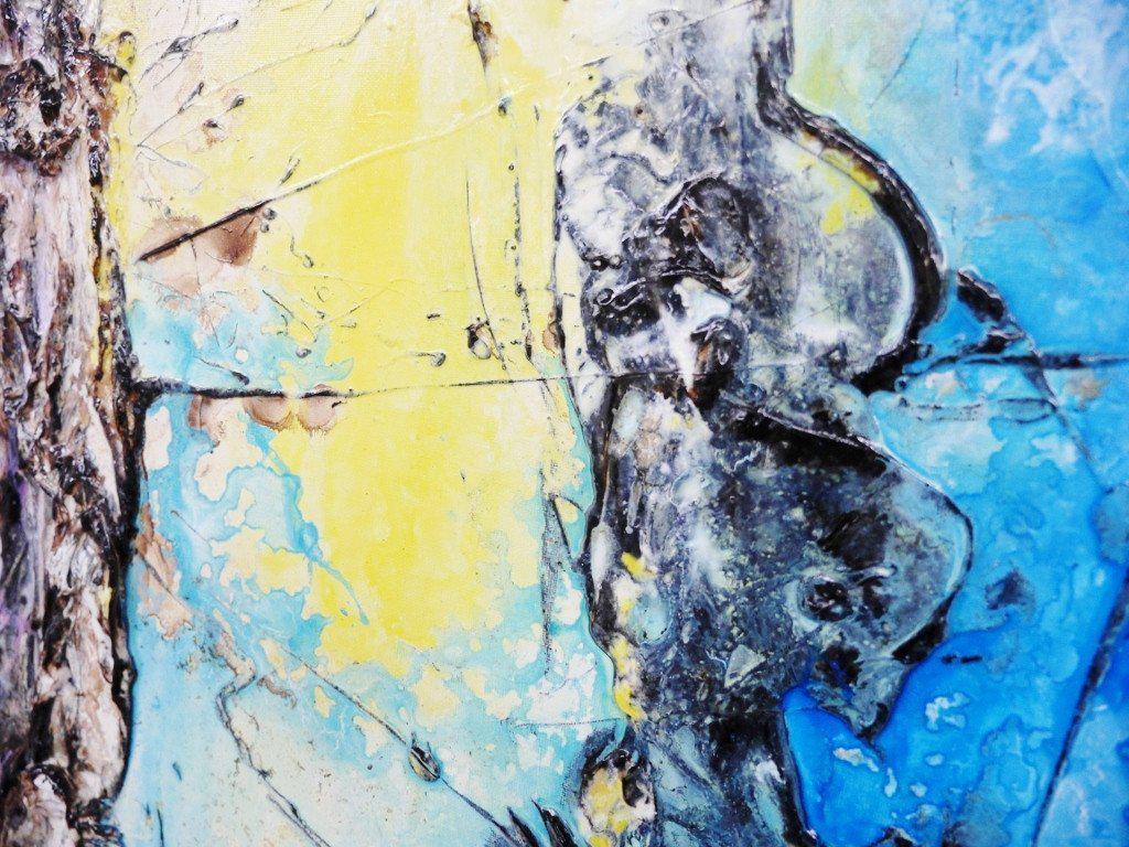 Lifesaver 160cm x 100cm Colourful Abstract Painting (SOLD)-abstract-[Franko]-[Artist]-[Australia]-[Painting]-Franklin Art Studio