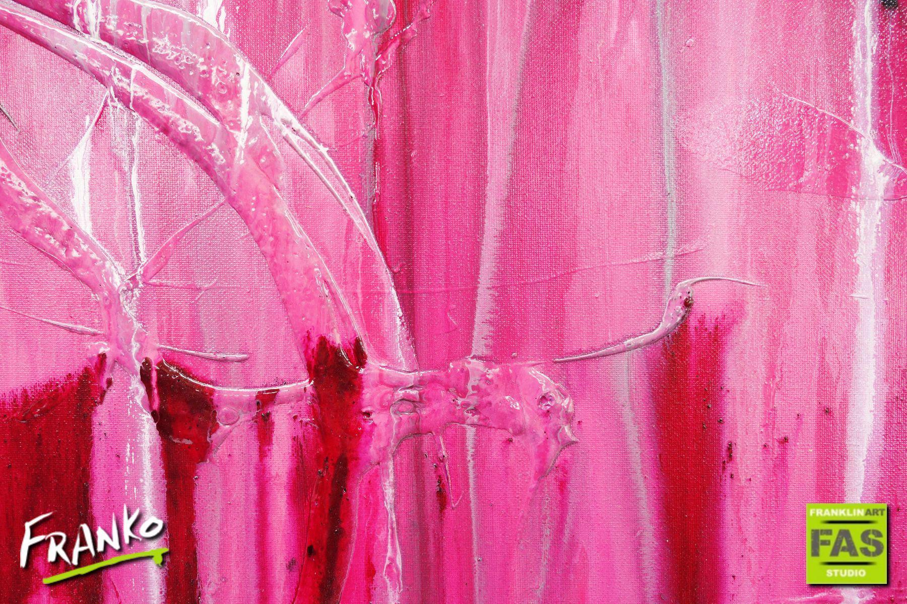 Magenta Urge 140cm x 100cm Pink Abstract Painting (SOLD)