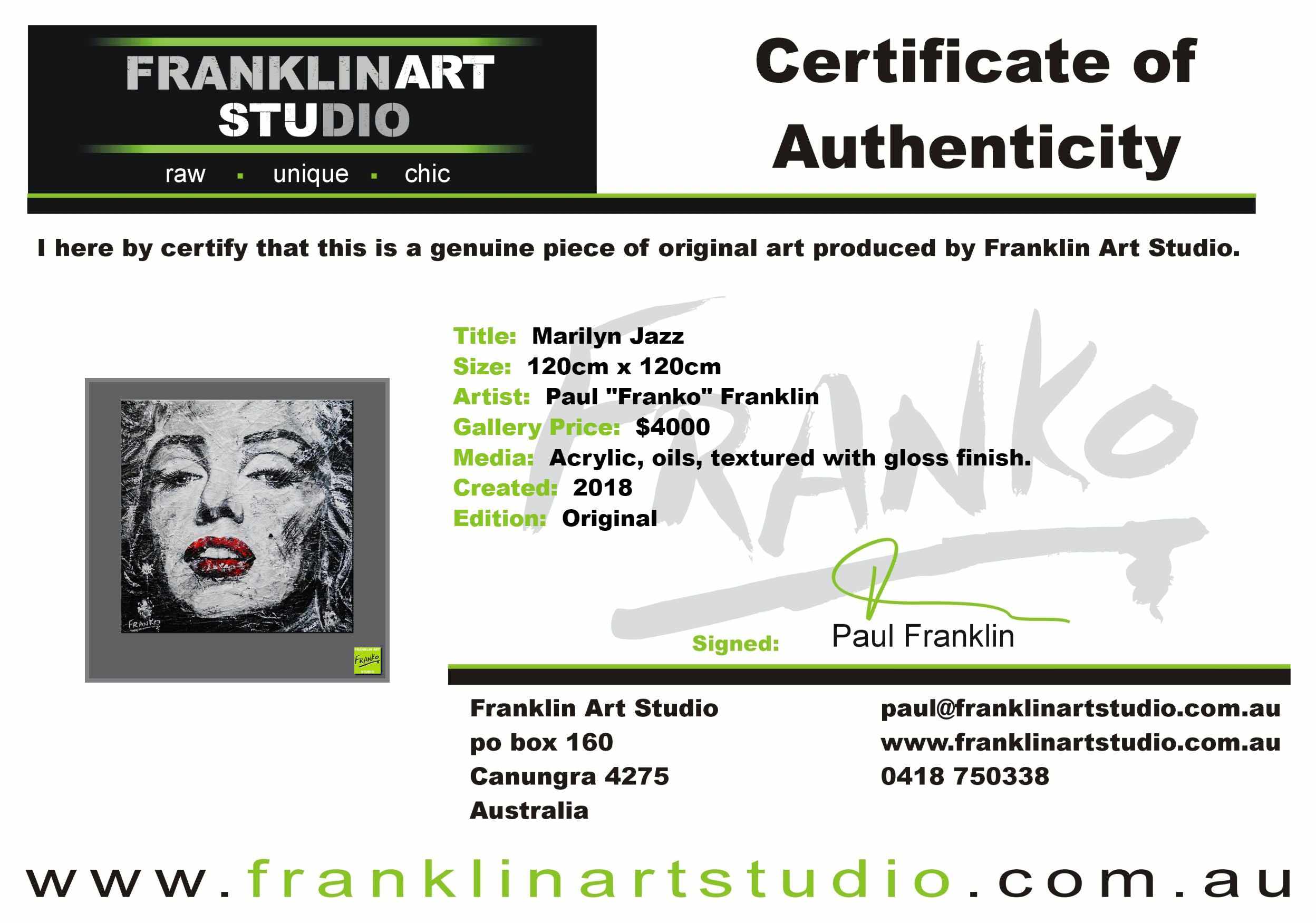 Marilyn Jazz 120cm x 120cm Marilyn Monroe Abstract Realism Painting (SOLD)-abstract realism-Franko-[franko_artist]-[Art]-[interior_design]-Franklin Art Studio