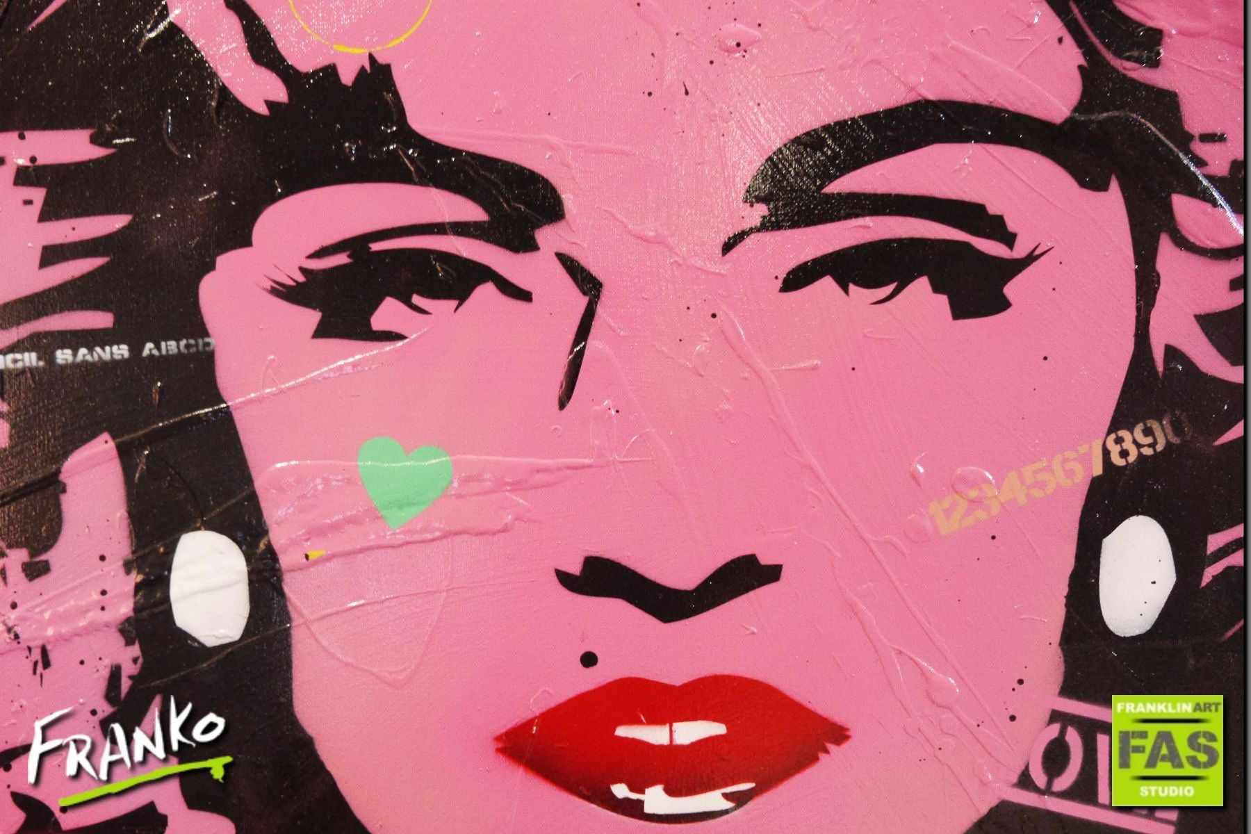 Material Girl 190cm x 100cm Madonna Pop Art Painting (SOLD)