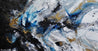 Midnight Atmosphere 190cm x 100cm Black White Blue Textured Abstract Painting (SOLD)-Abstract-[Franko ]-[Gallery]-[popular]-[Australia]-Franklin Art Studio