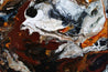 Midnight Gamma 240cm x 100cm Blue Black Brown Textured Abstract Painting (SOLD)-Abstract-[Franko]-[Artist]-[Australia]-[Painting]-Franklin Art Studio